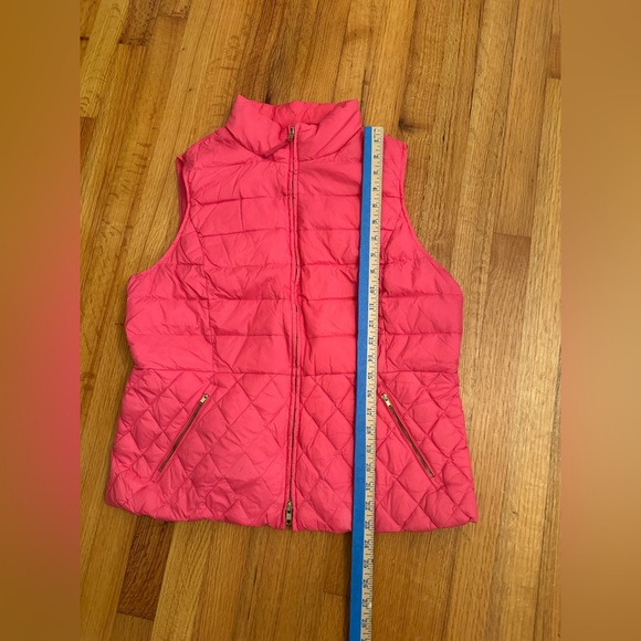 Talbots Pink Down Puffer Vest Size Petite Large(n) - Picture 3 of 12